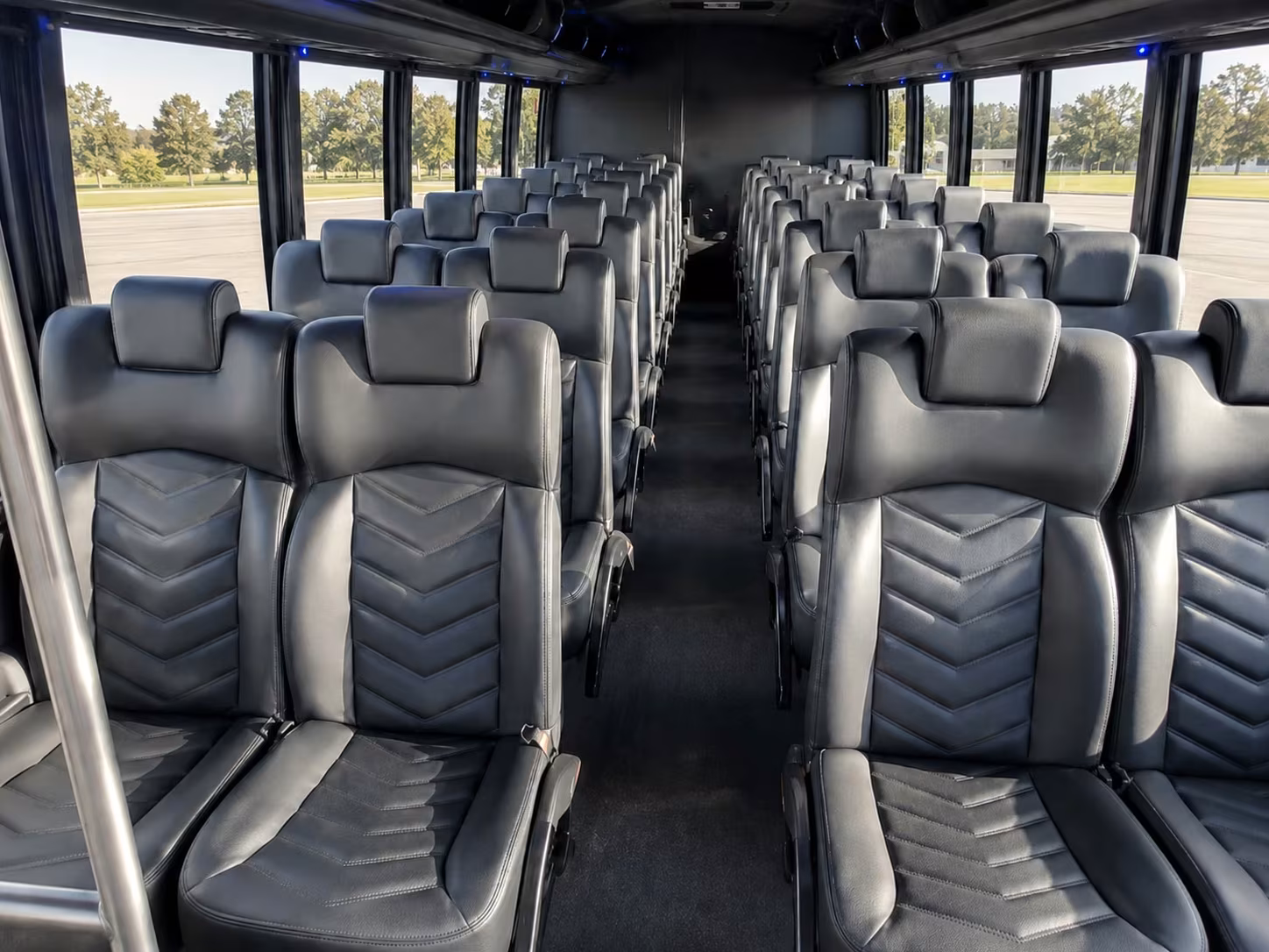 18 passenger minibus inside