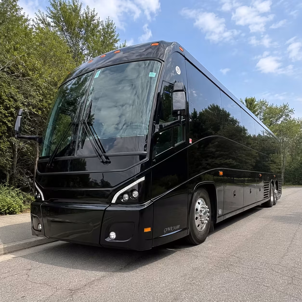 multi stop employee shuttle buses across greater new britain
