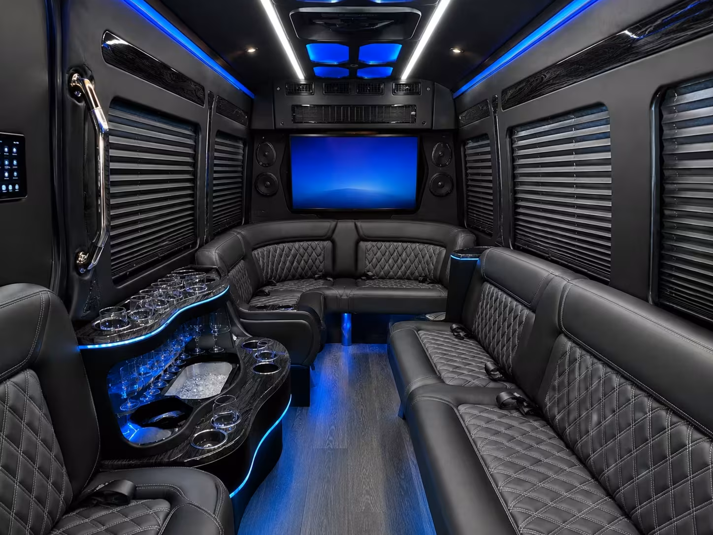 multi stop prom night transportation around new britain