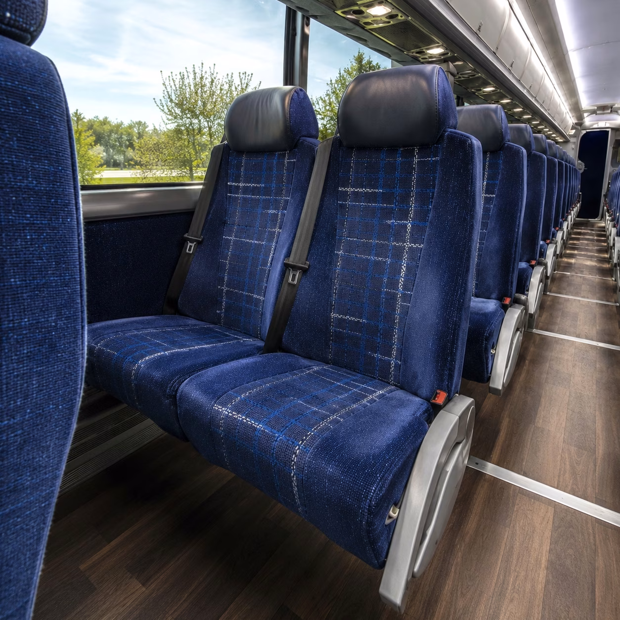 new britain charter bus interior