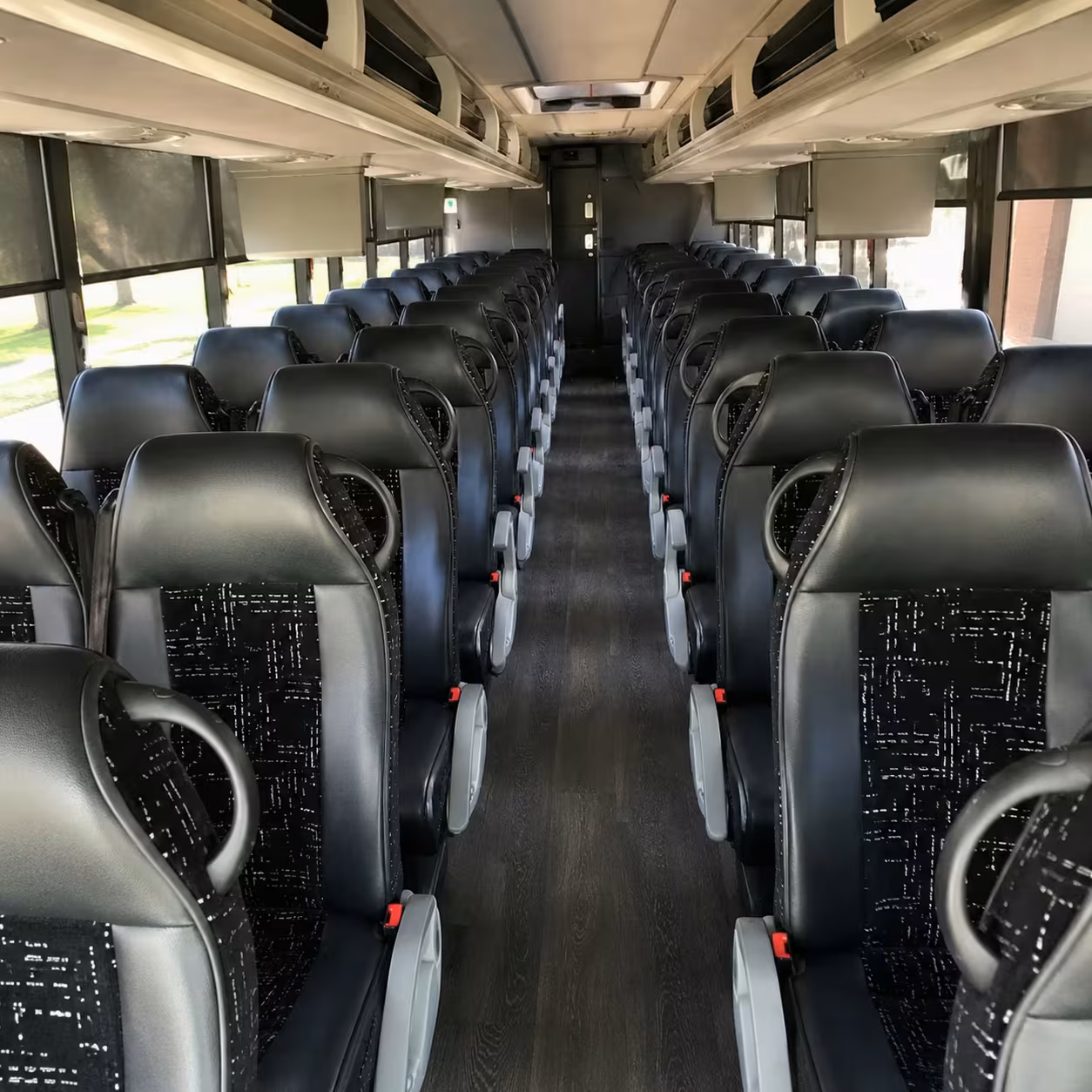 new britain charter bus rental interior