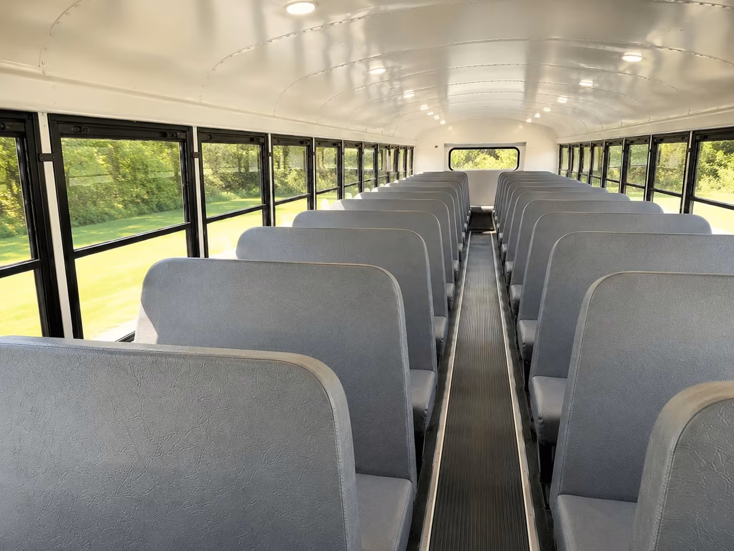 school bus interior