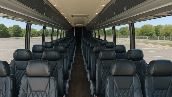 56 passenger charter bus interior new britain