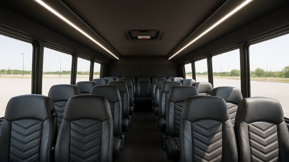 new britain 15 passenger minibus inside