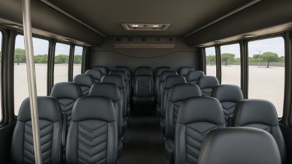 new britain 25 passenger minibus inside