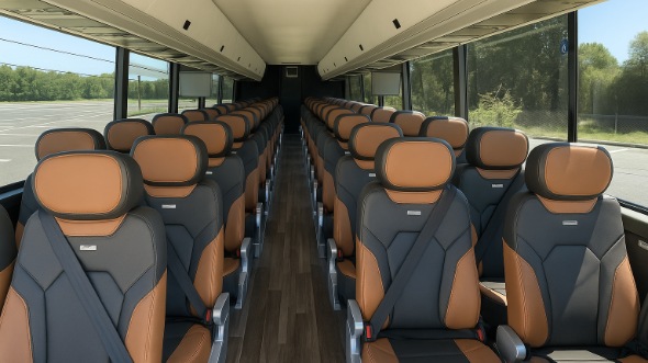 new britain 54 passenger charter bus rental