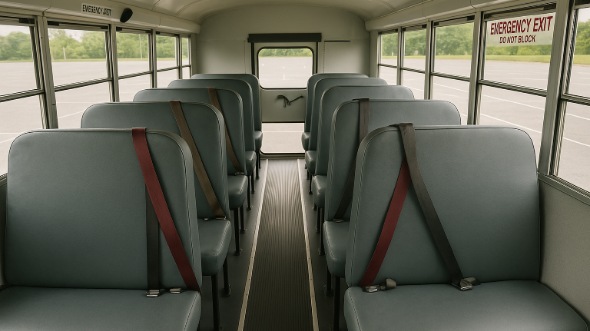 school bus rental interior new britain