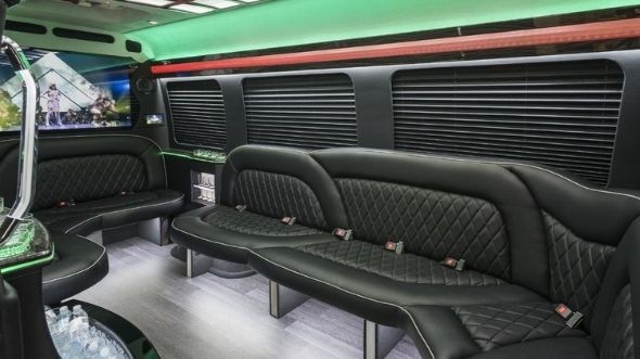 sprinter limo rental interior new britain